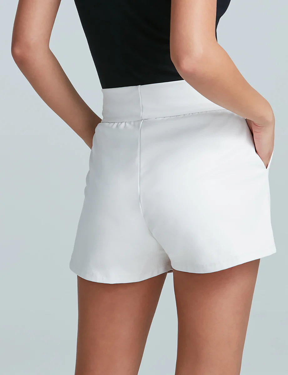 Faux Leather Relaxed Short - Image 19
