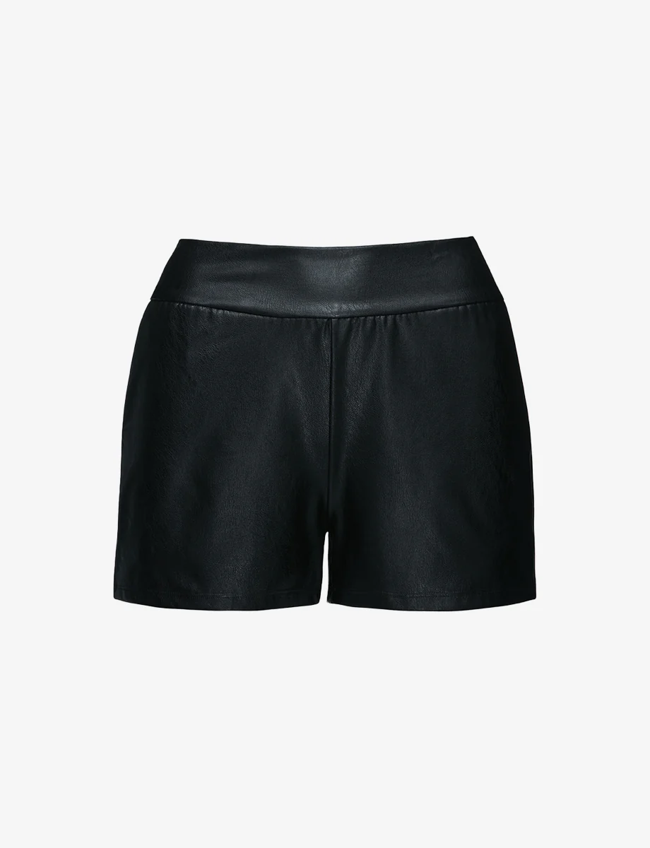 Faux Leather Relaxed Short - Image 9