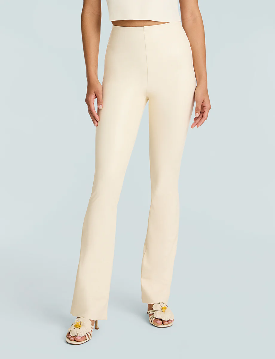 Faux Leather Flared Legging - Image 18