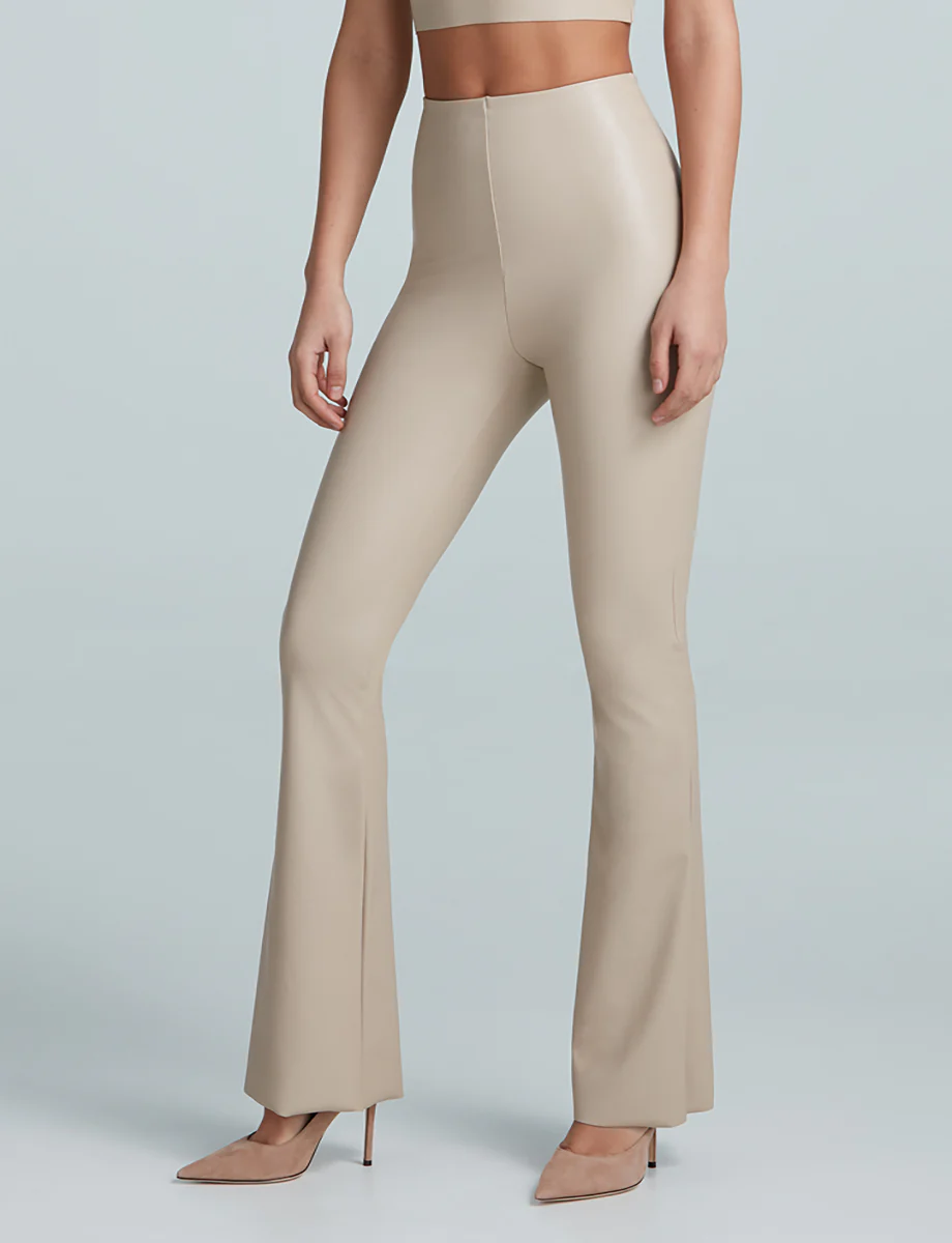 Faux Leather Flared Legging - Image 7
