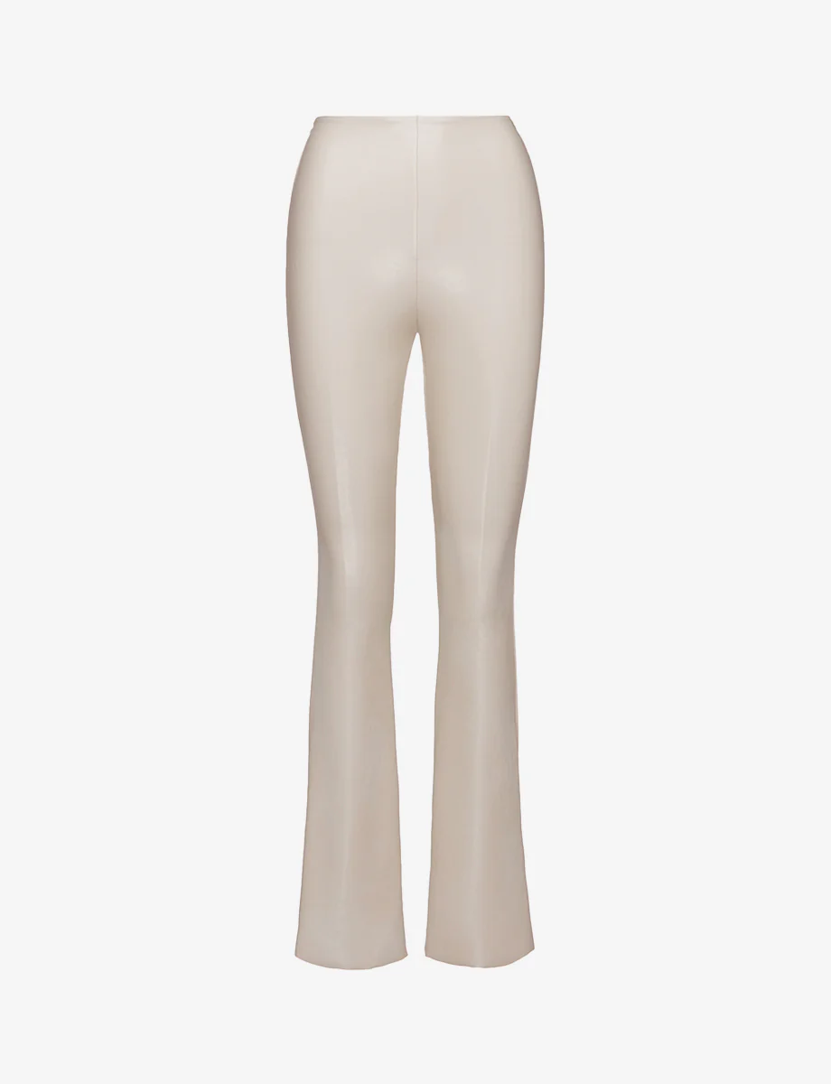 Faux Leather Flared Legging - Image 9