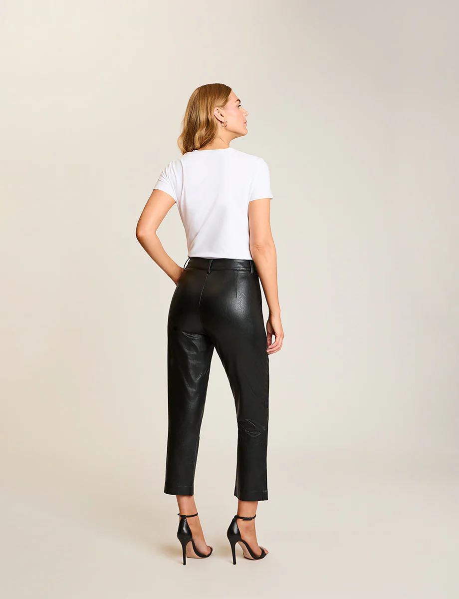 Faux Leather 7/8 Trouser - Image 5