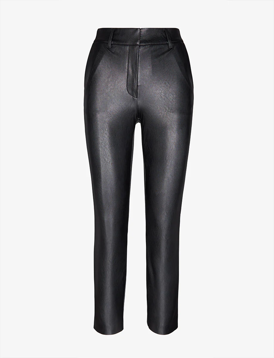 Faux Leather 7/8 Trouser - Image 7
