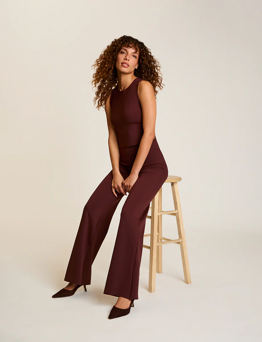 Neoprene Wide Leg Pant - Image 7